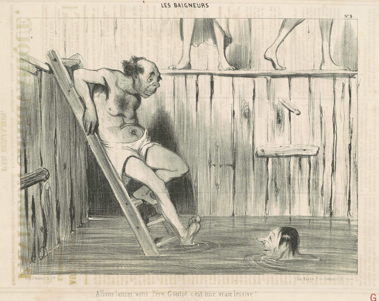 Mennään isä maistamaan... tekijältä Honoré Daumier