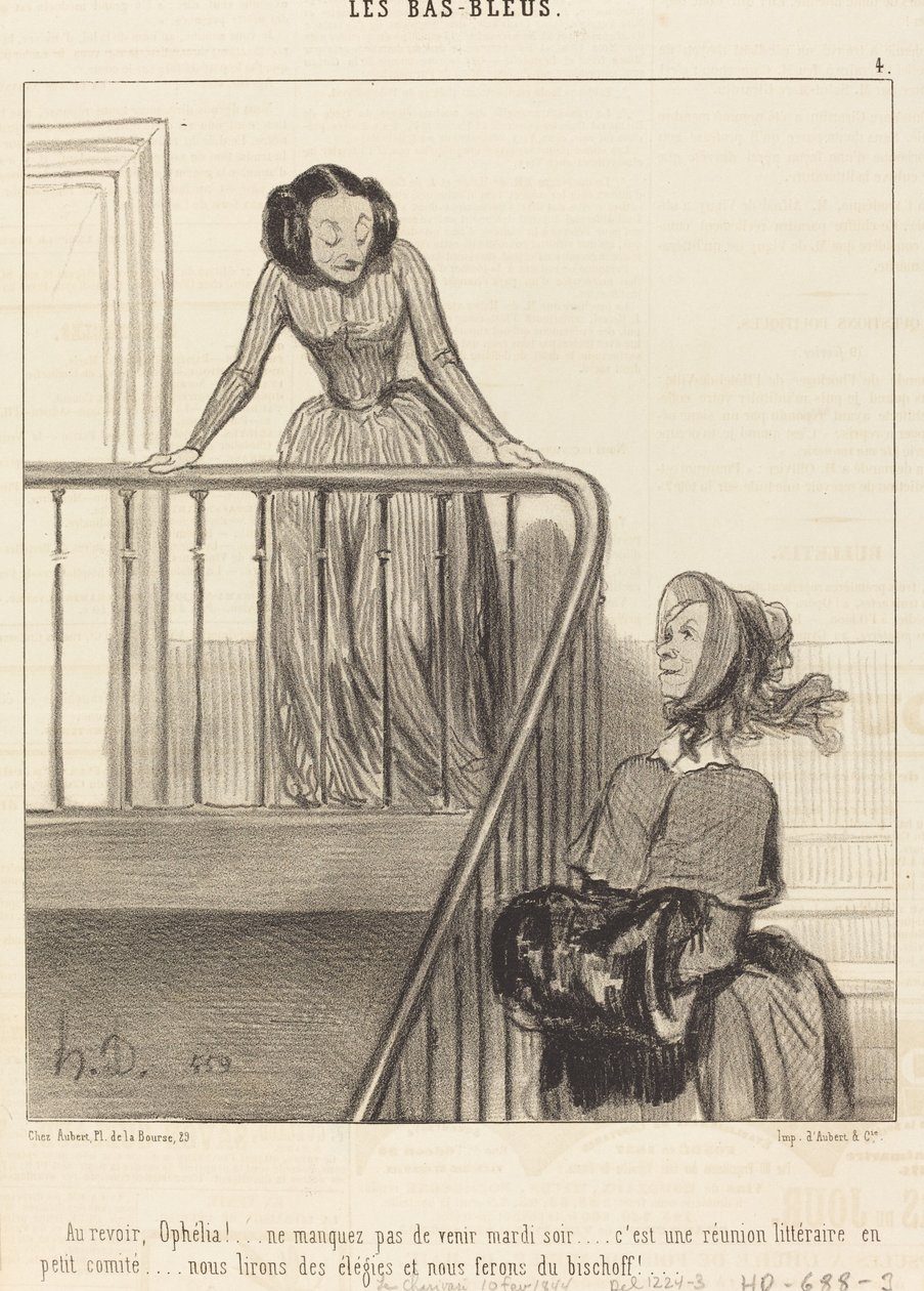 Hyvästi, Ophelia!... älä missaa... tekijältä Honoré Daumier