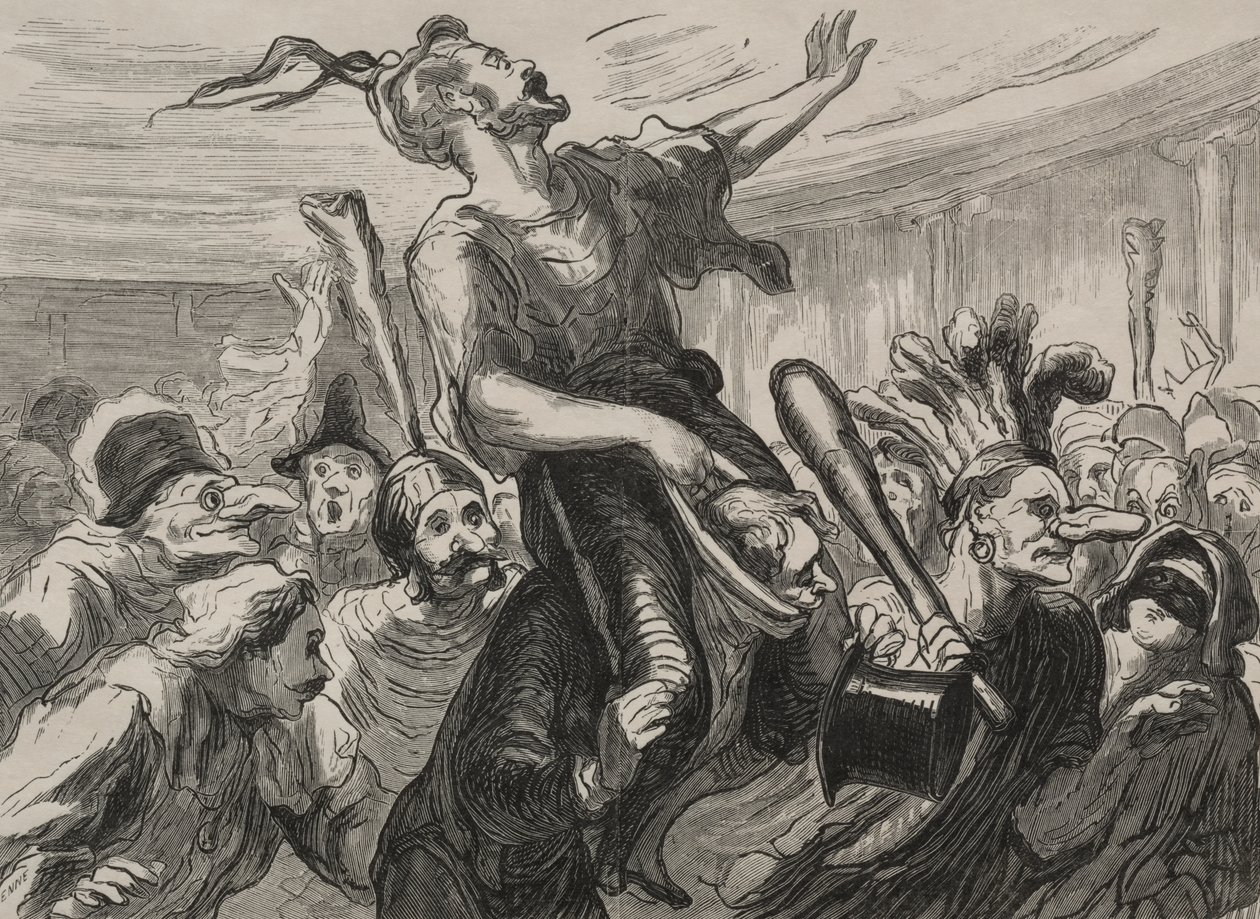 Oopperapallo: eläköön liekit tekijältä Honoré Daumier
