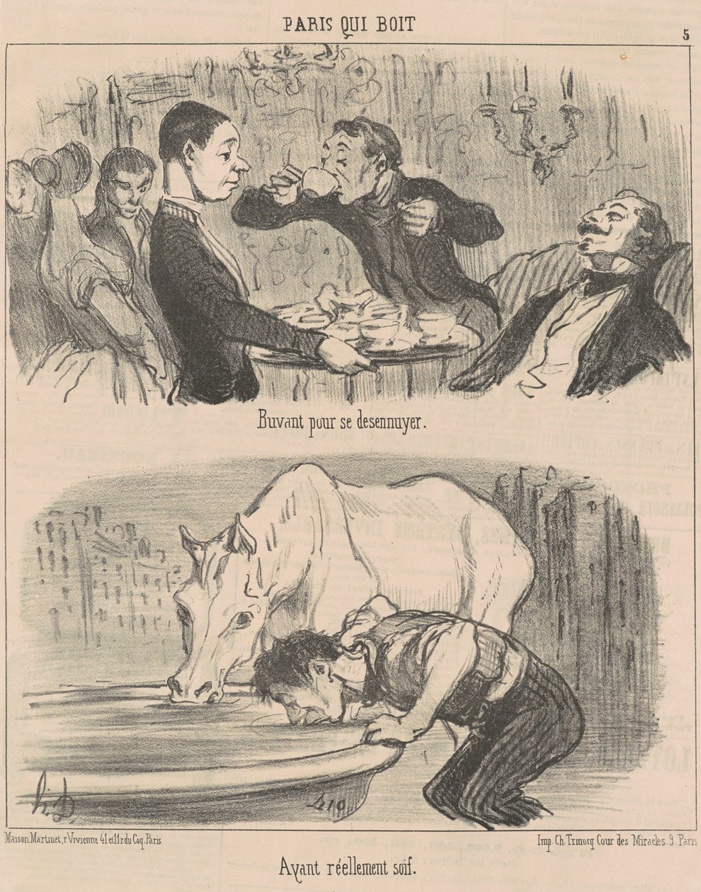 Kuolaa kyllästyäkseen tekijältä Honoré Daumier