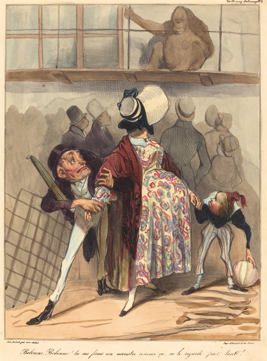 Bobonne... älä katso häntä niin paljon! tekijältä Honoré Daumier