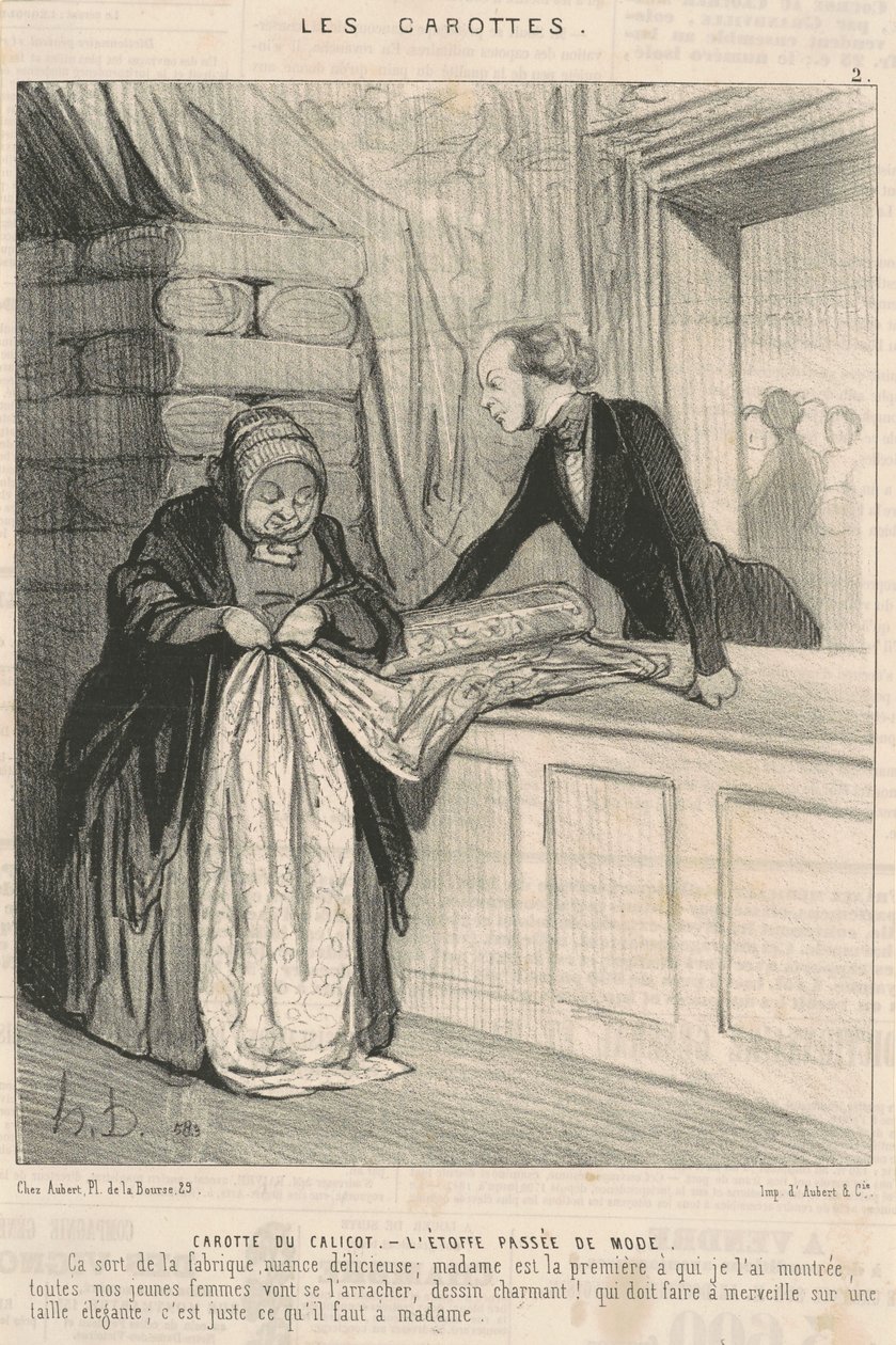 Calico porkkanat tekijältä Honoré Daumier