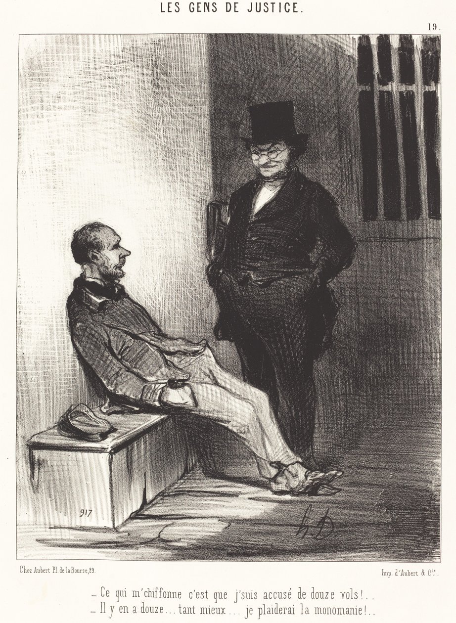 Minua vaivaa... kaksitoista lentoa!... tekijältä Honoré Daumier