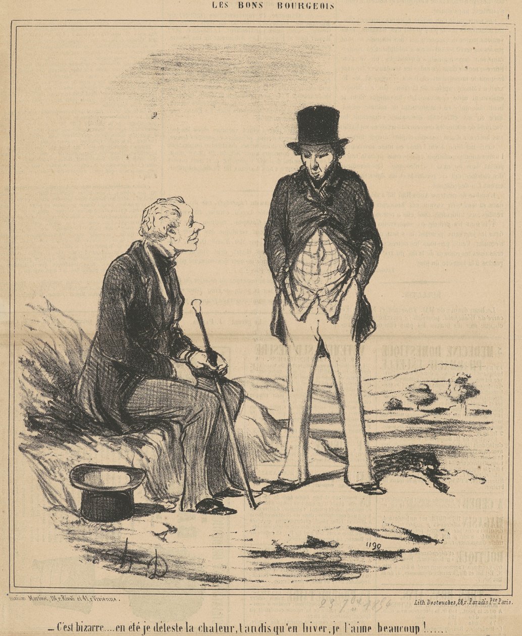 Se on outoa...on ollut tekijältä Honoré Daumier