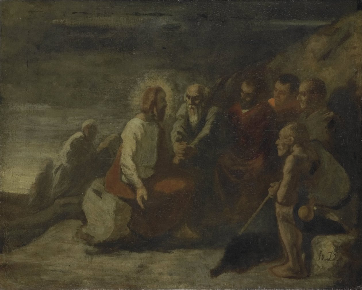 Kristus ja hänen opetuslapsensa tekijältä Honoré Daumier