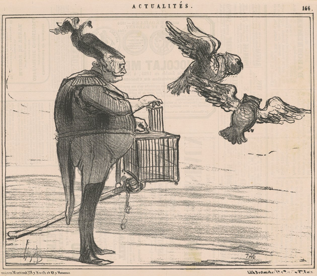 Kaksi suurherttua vapautui ... Sevastopolissa tekijältä Honoré Daumier
