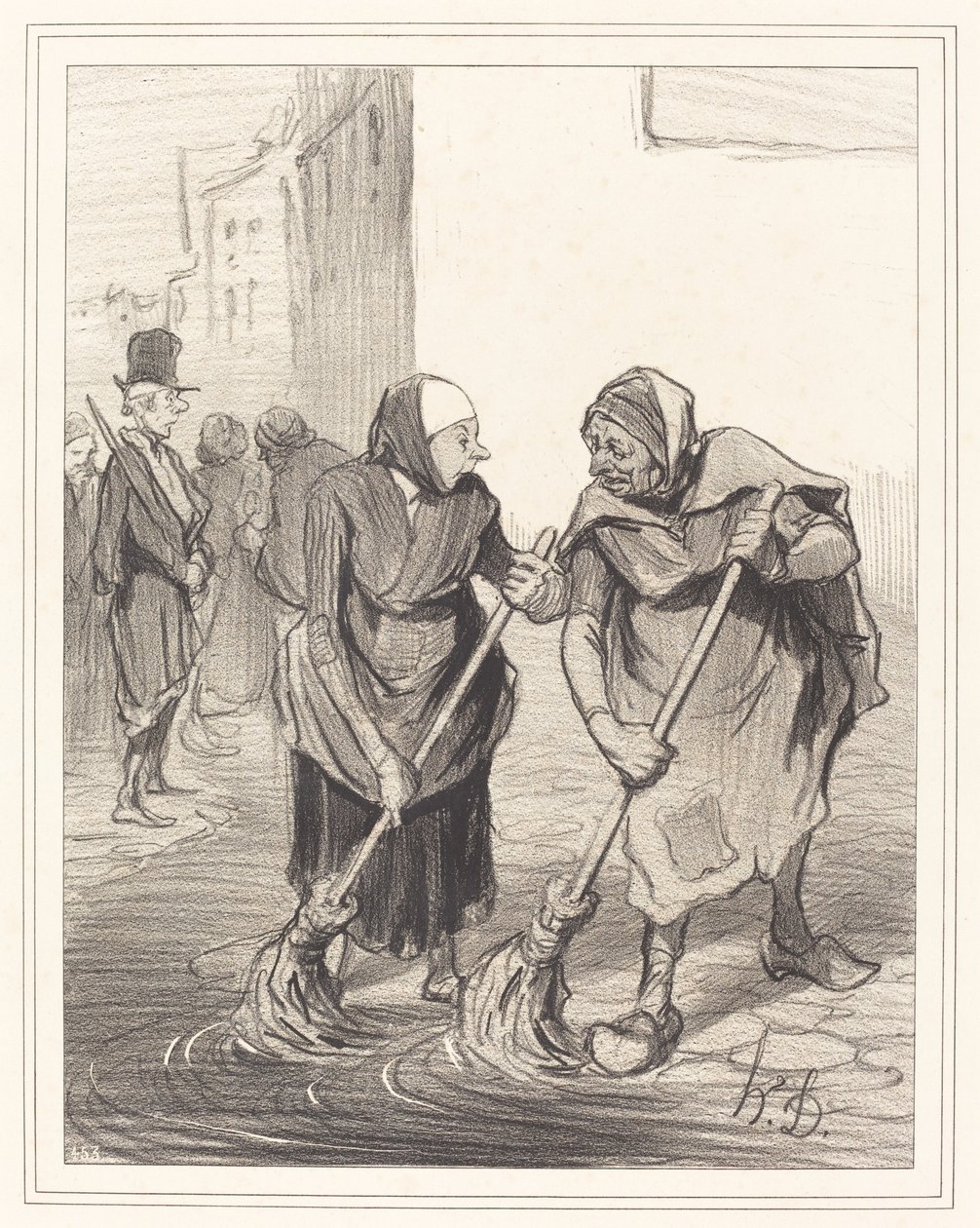 Sano, Mame Giboulard... tekijältä Honoré Daumier