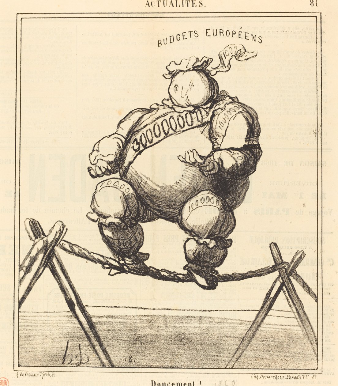Varovasti! tekijältä Honoré Daumier