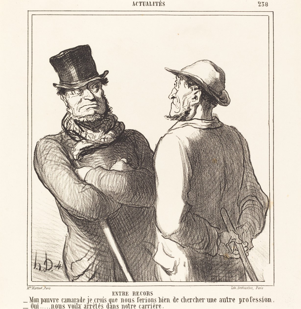 Muistojen välissä tekijältä Honoré Daumier