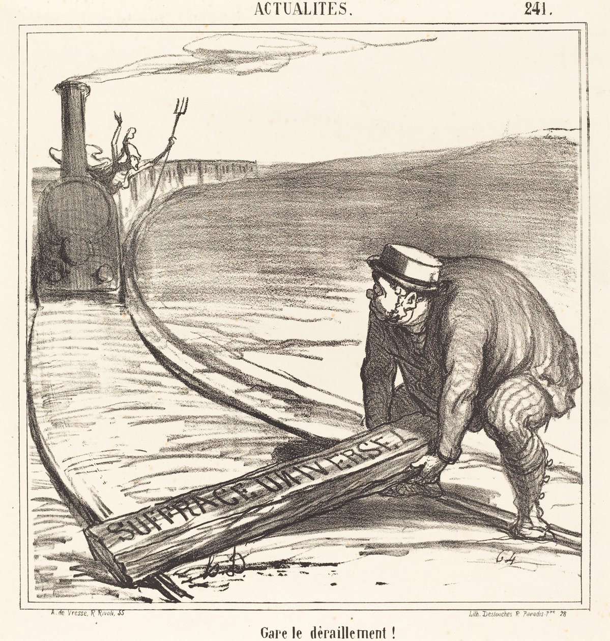 Lopeta suistuminen! tekijältä Honoré Daumier
