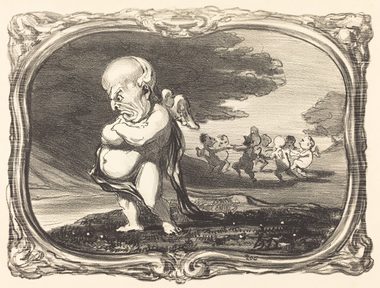 O:n nousu ja lasku. Säde tekijältä Honoré Daumier