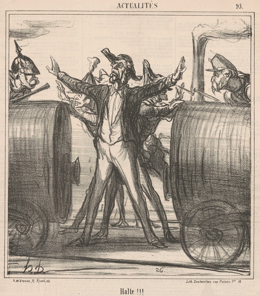 lopettaa!!! tekijältä Honoré Daumier