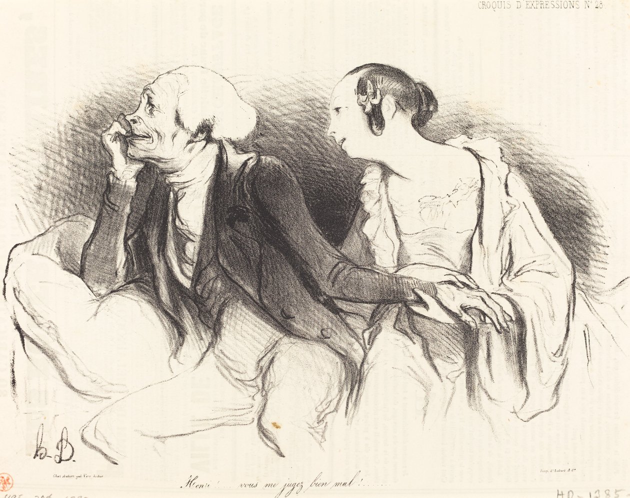 Henri!... tuomitset minut erittäin pahasti!... tekijältä Honoré Daumier