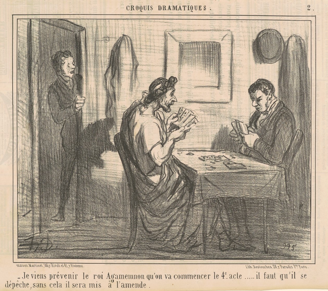 Tulen varoittamaan kuningas Agamemnonia... tekijältä Honoré Daumier