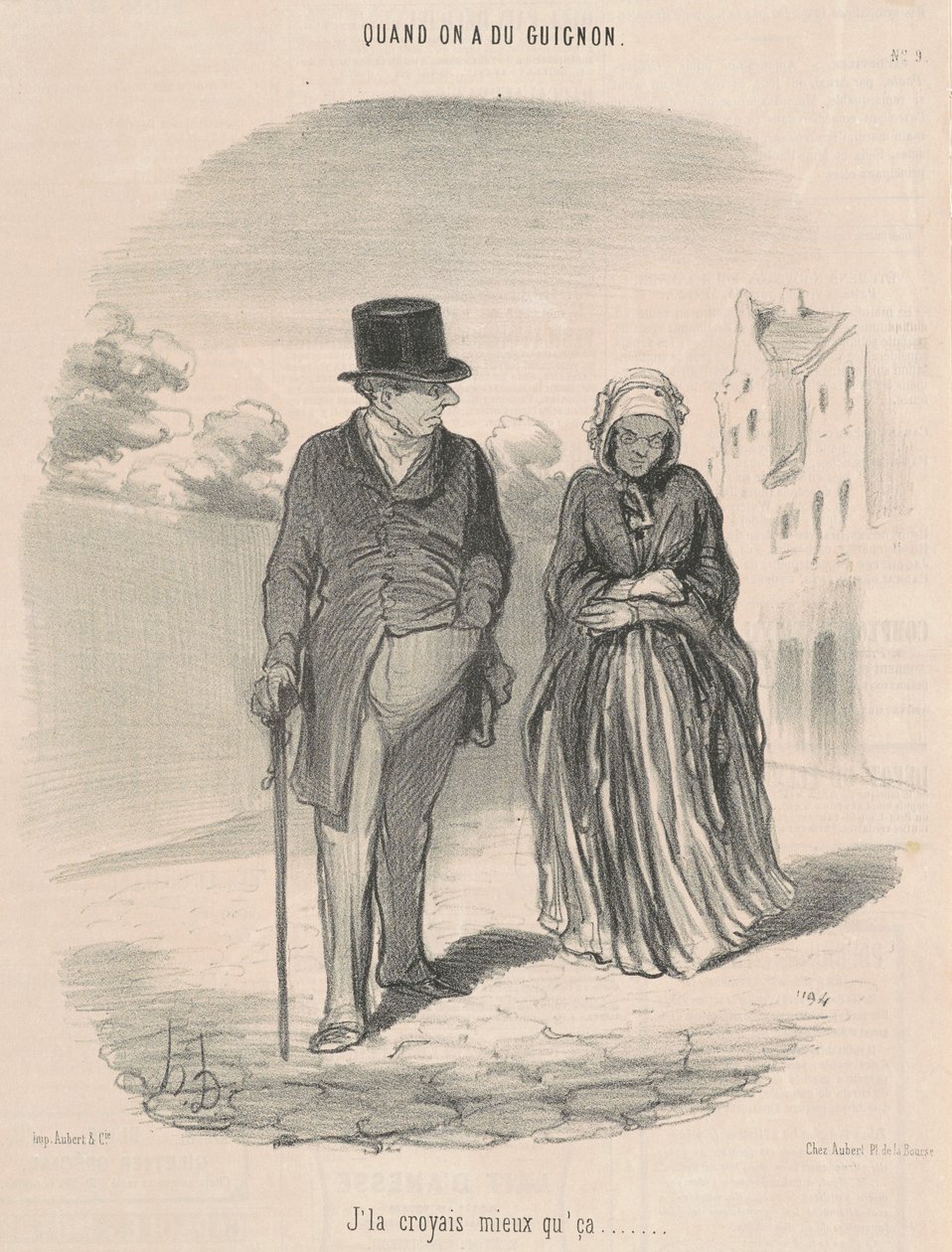 Luulin, että se oli parempi kuin se... tekijältä Honoré Daumier