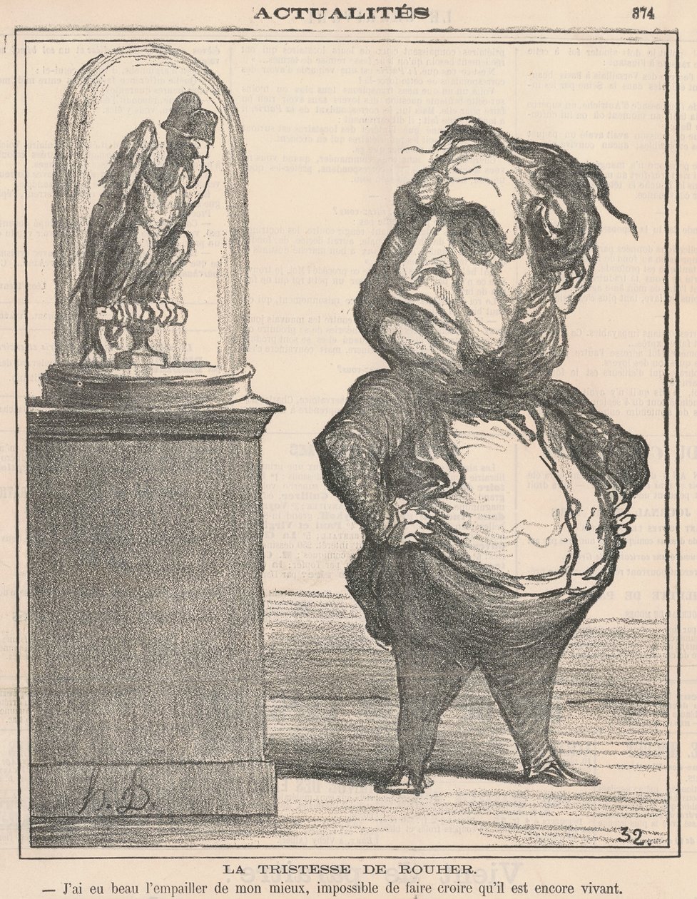 Rouherin suru tekijältä Honoré Daumier