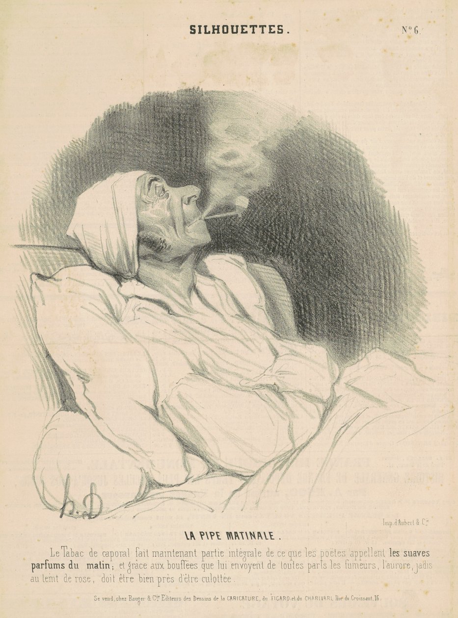 Aamun suihinotto tekijältä Honoré Daumier