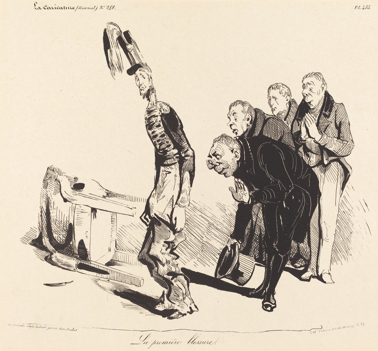 Ensimmäinen loukkaantuminen tekijältä Honoré Daumier