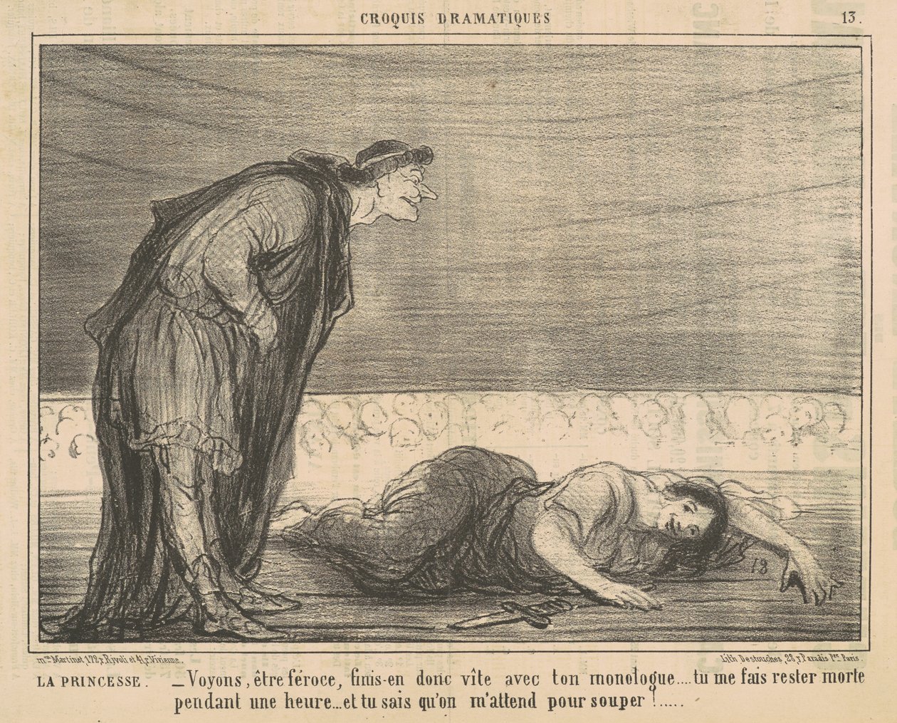 Prinsessa tekijältä Honoré Daumier