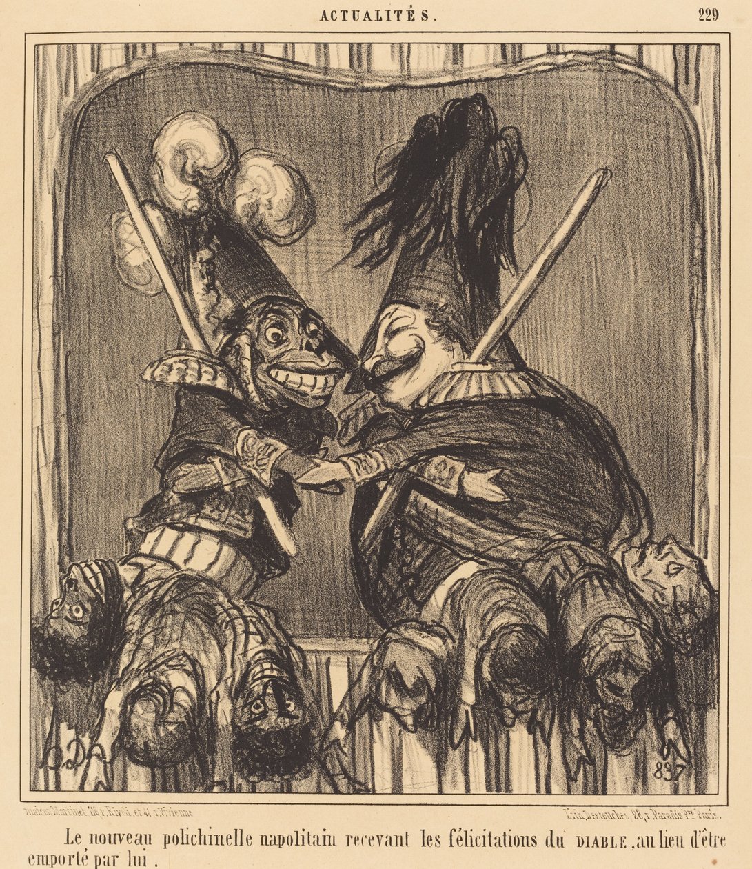 Uusi napolilainen booli tekijältä Honoré Daumier