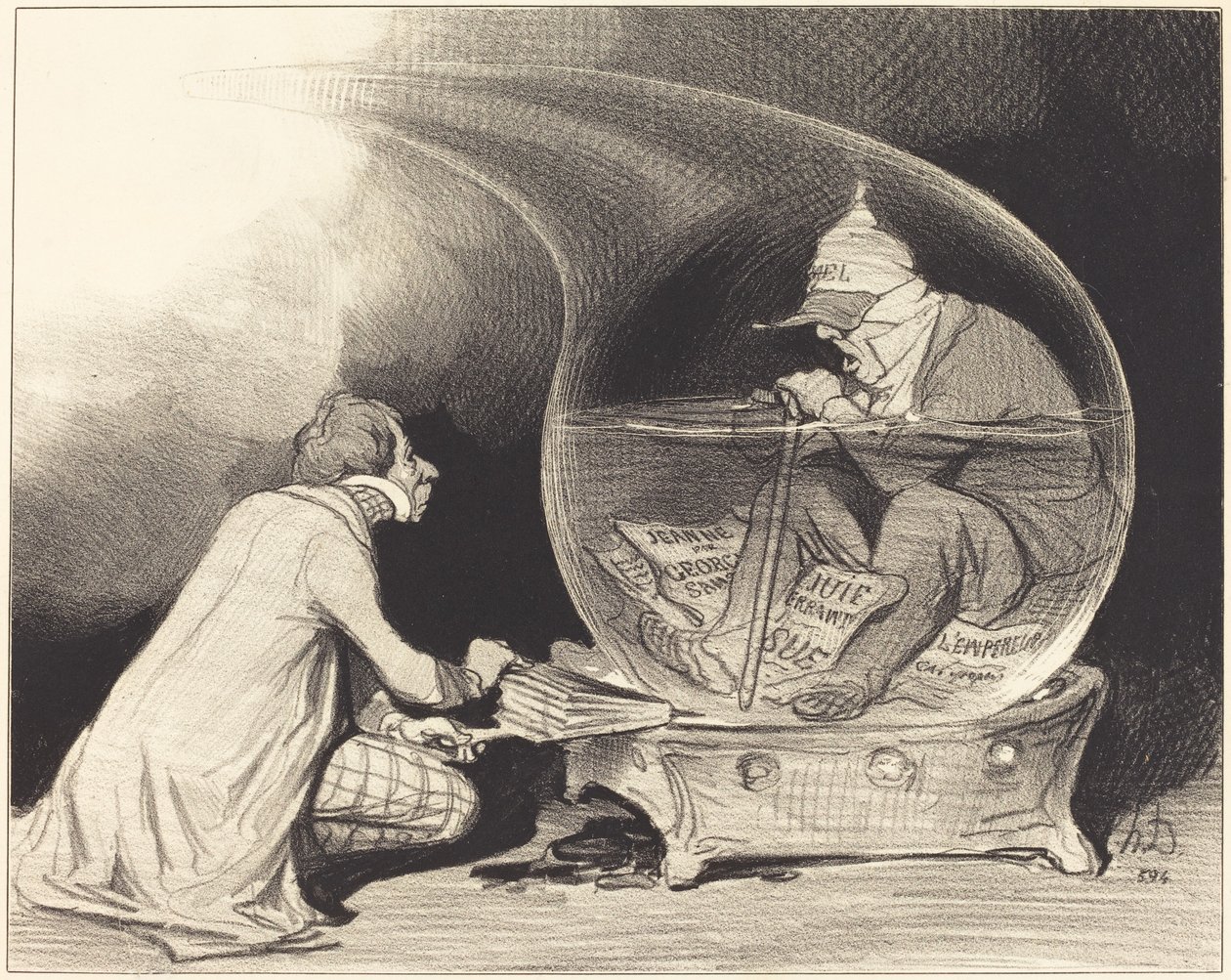 Perustuslain uudistaminen tekijältä Honoré Daumier
