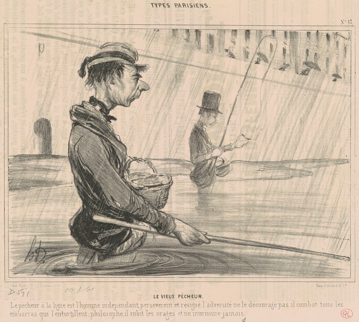 Vanha syntinen tekijältä Honoré Daumier
