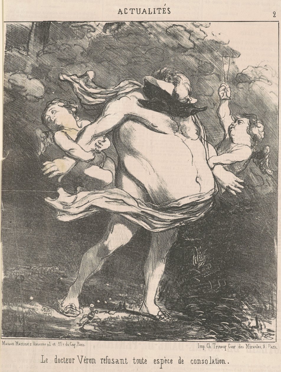 Tohtori Véron kieltäytyy... lohduttamasta tekijältä Honoré Daumier