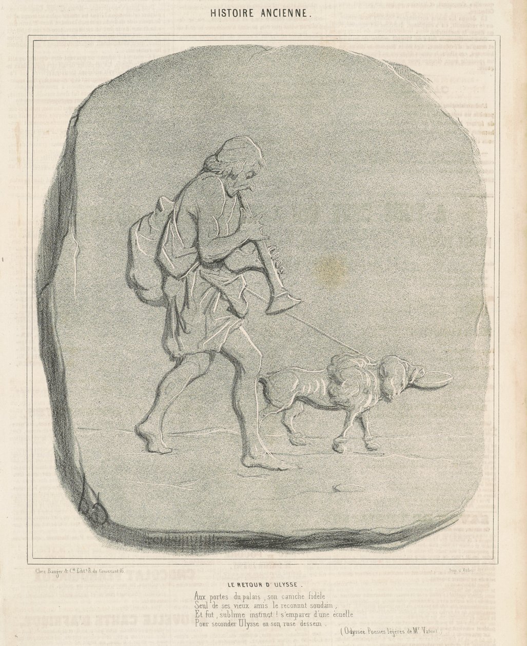 Odysseuksen paluu tekijältä Honoré Daumier