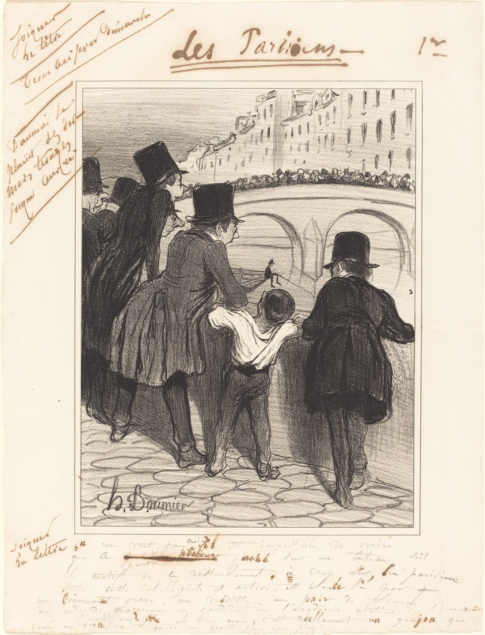 Katsojia tekijältä Honoré Daumier