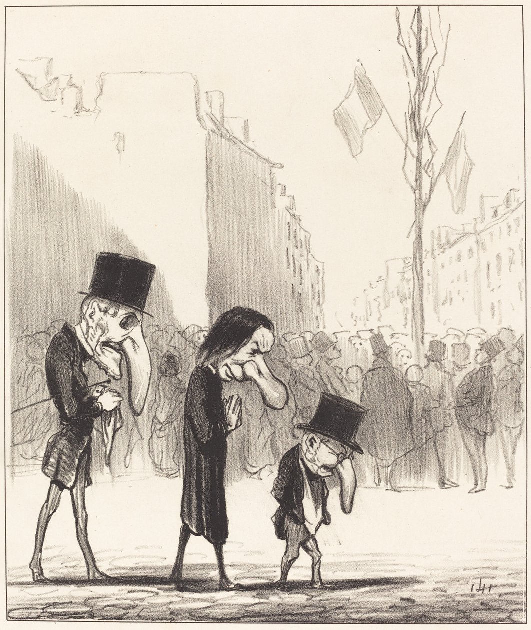 Kolme pientä pyhää tekijältä Honoré Daumier