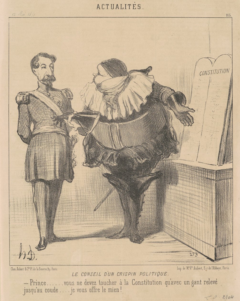 Poliittiset ääliöt tekijältä Honoré Daumier
