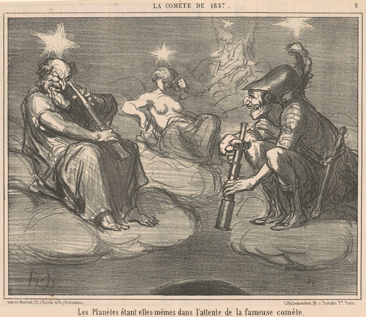 Planeetat ovat itsensä sisällä... tekijältä Honoré Daumier