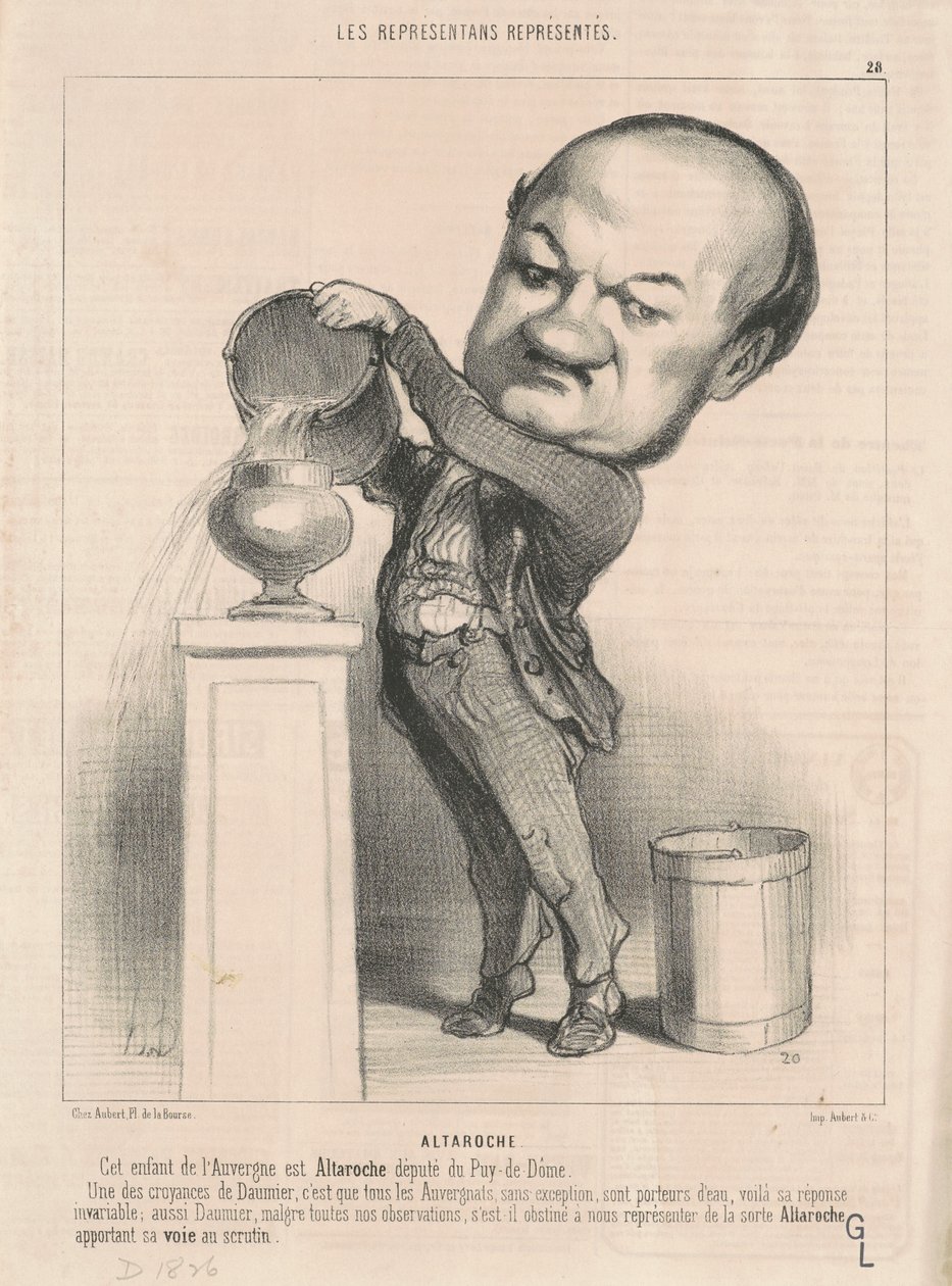 Marie Michel Altaroche tekijältä Honoré Daumier
