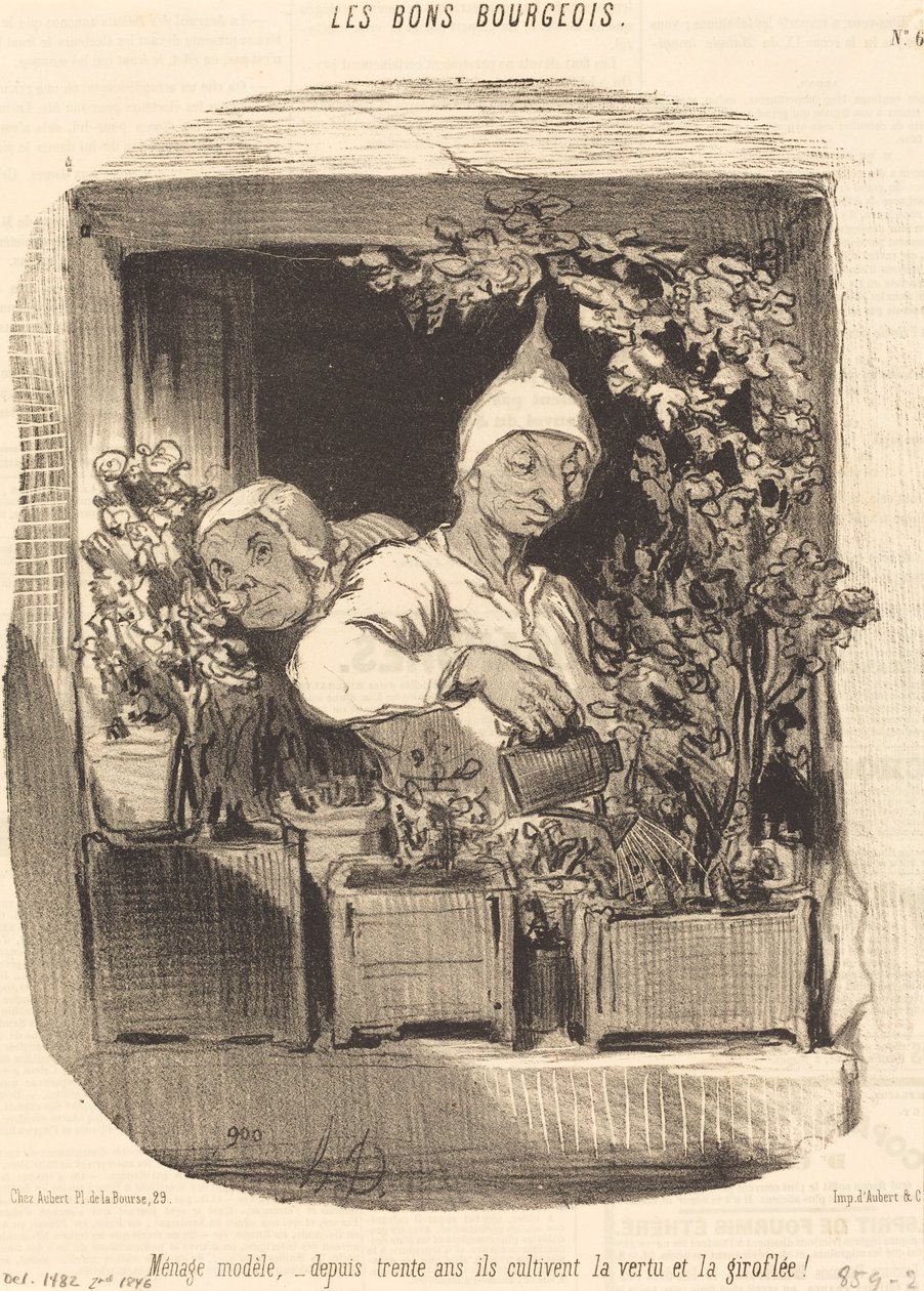 Kodin malli... tekijältä Honoré Daumier