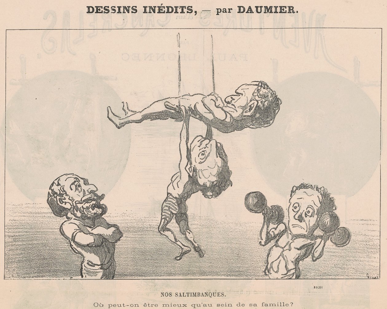Meidän vuoripenkit tekijältä Honoré Daumier