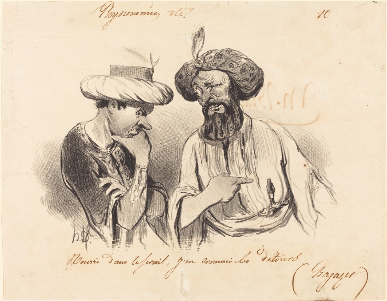 Syötetty seraissa... tekijältä Honoré Daumier