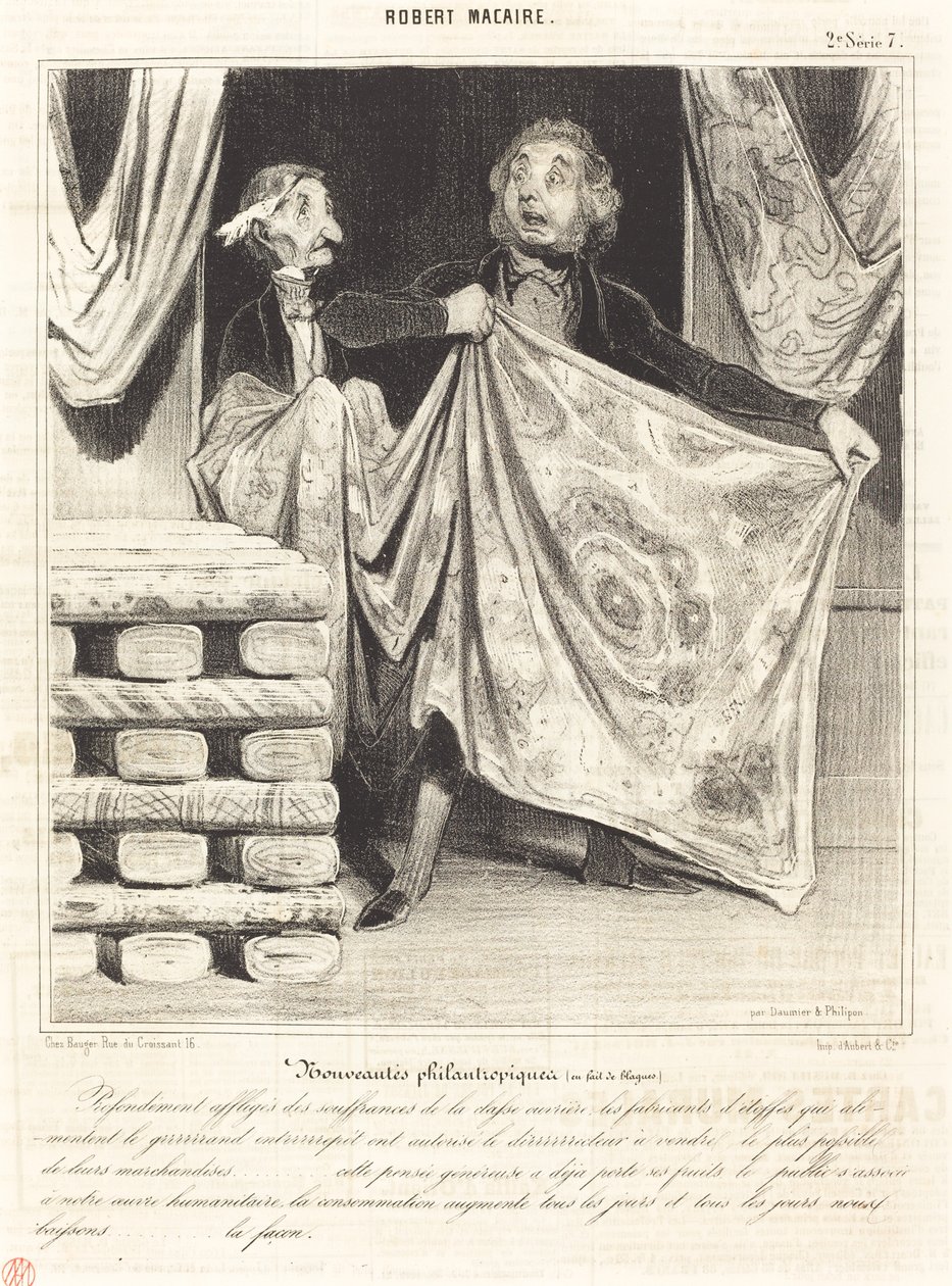 Filantrooppisia uutisia... tekijältä Honoré Daumier