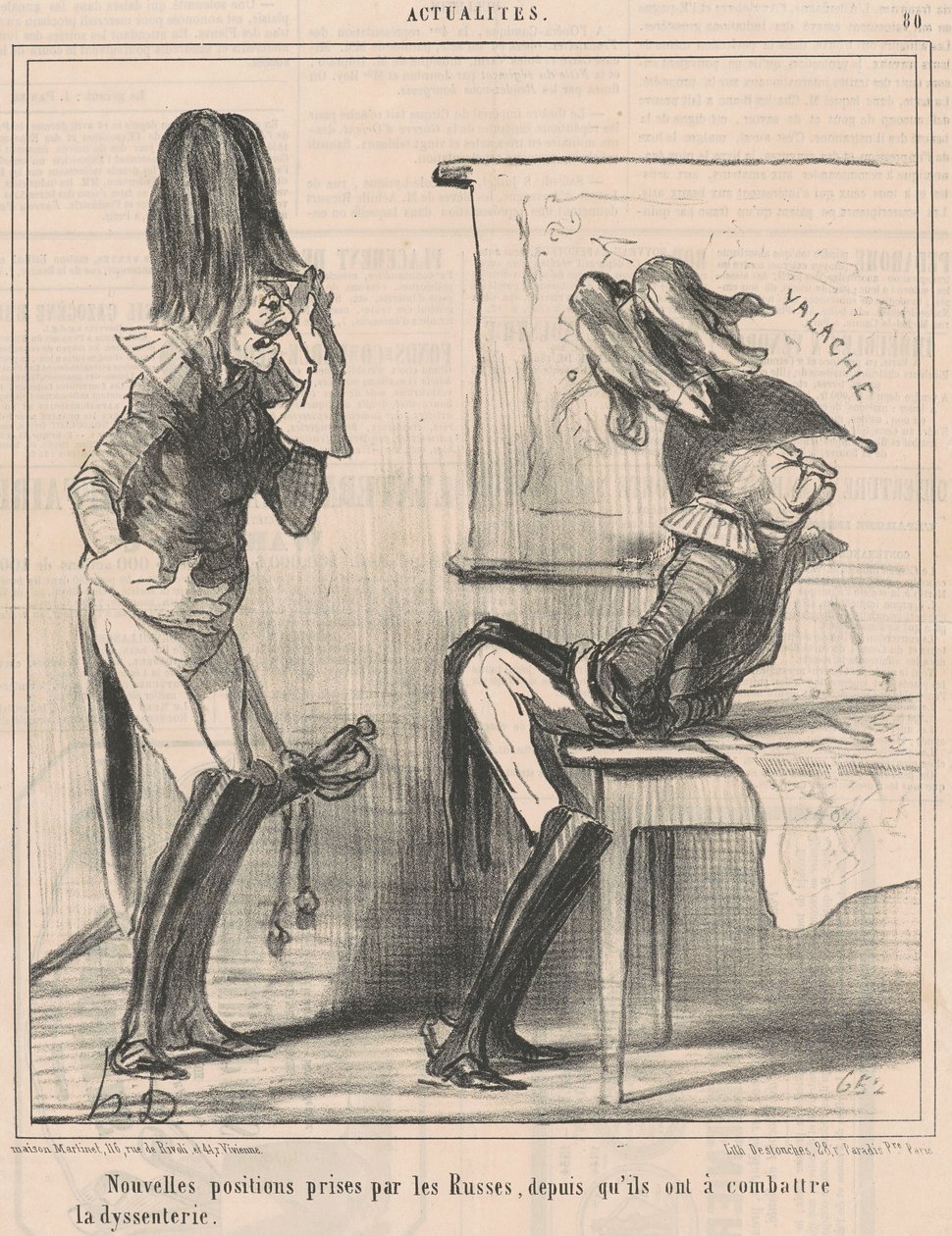 Noves posicions preses pels russos...finlandesos tekijältä Honoré Daumier