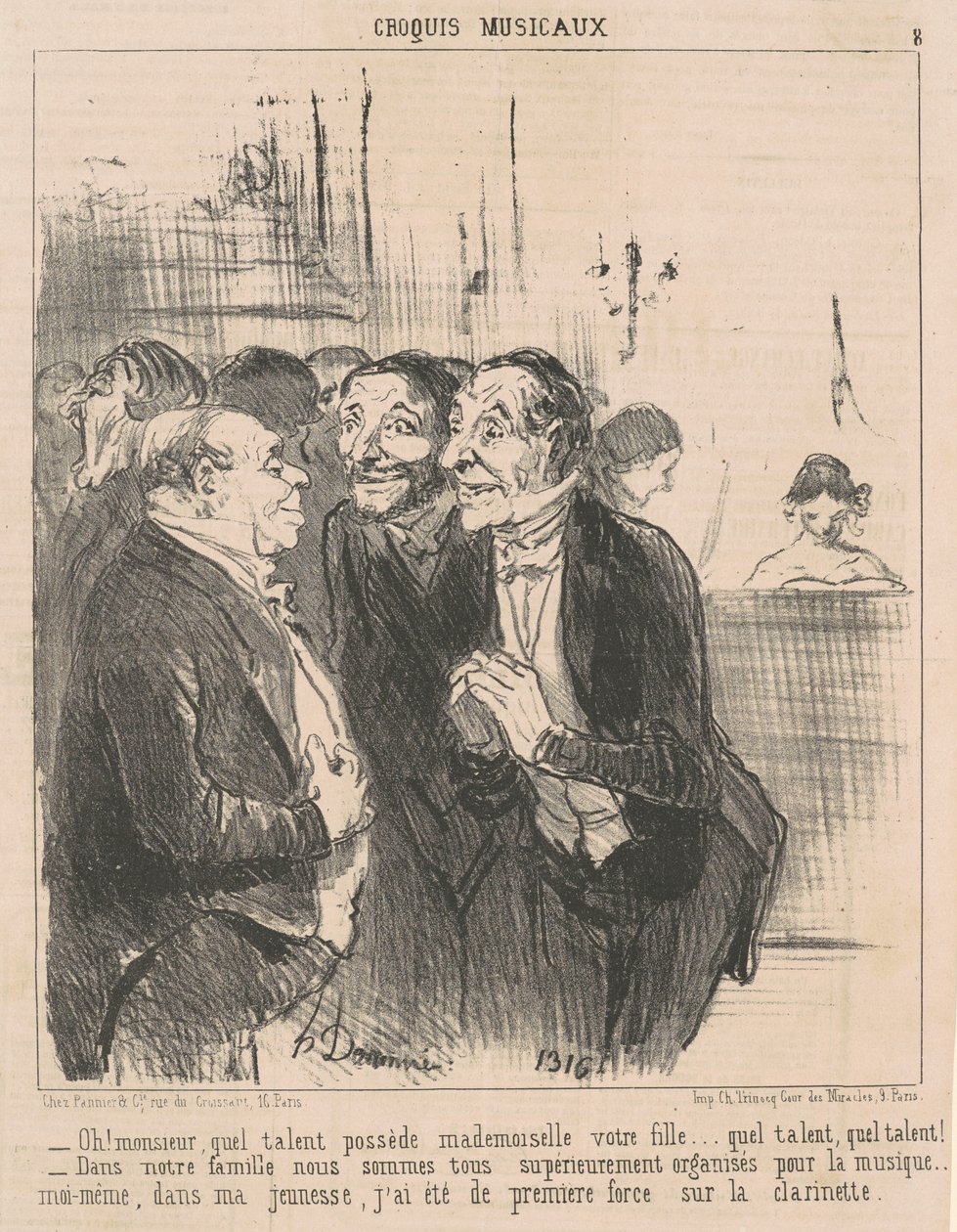 Vai niin! Sir, mitä lahjakkuutta on... tekijältä Honoré Daumier