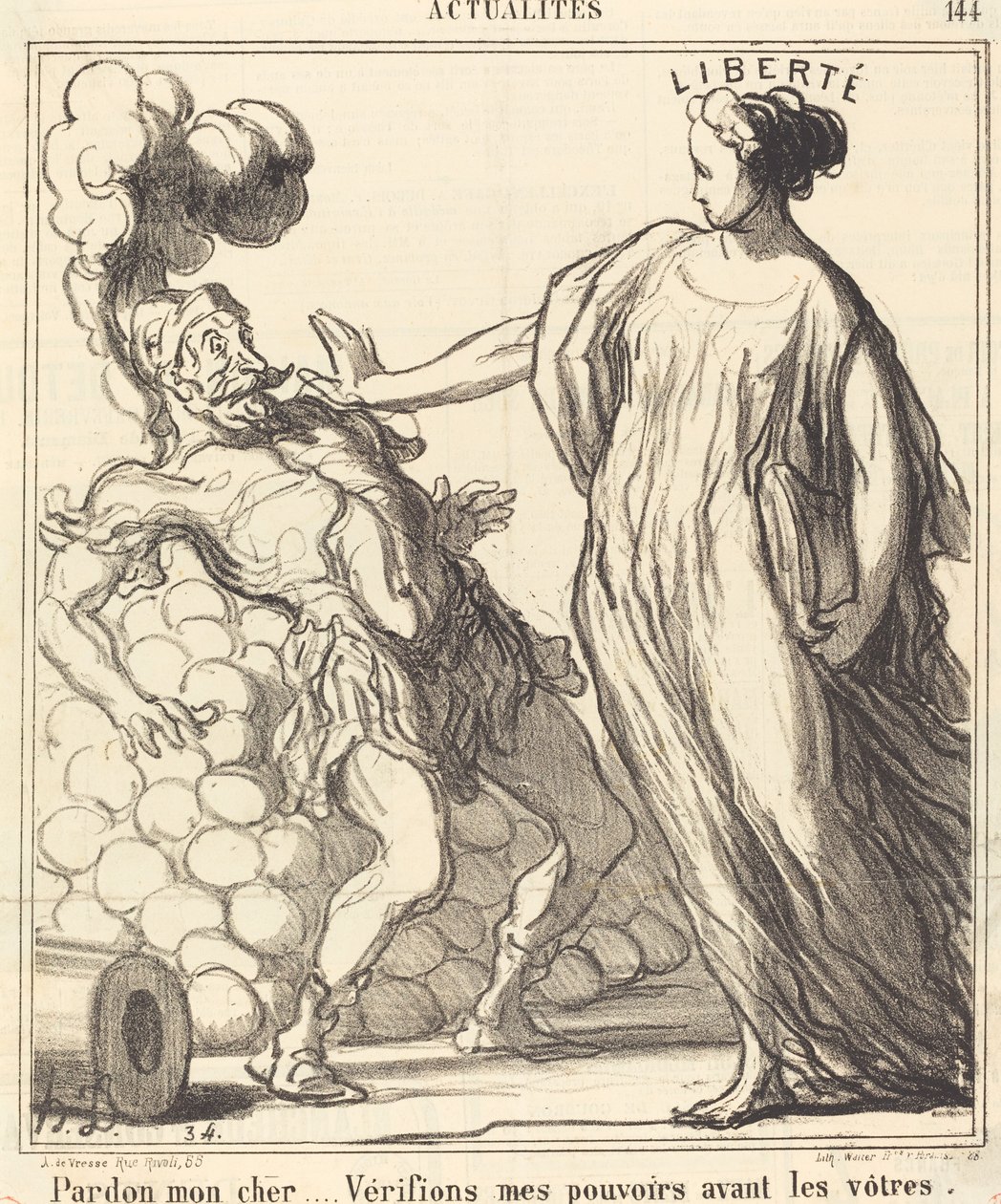 Anteeksi rakkaani... tekijältä Honoré Daumier