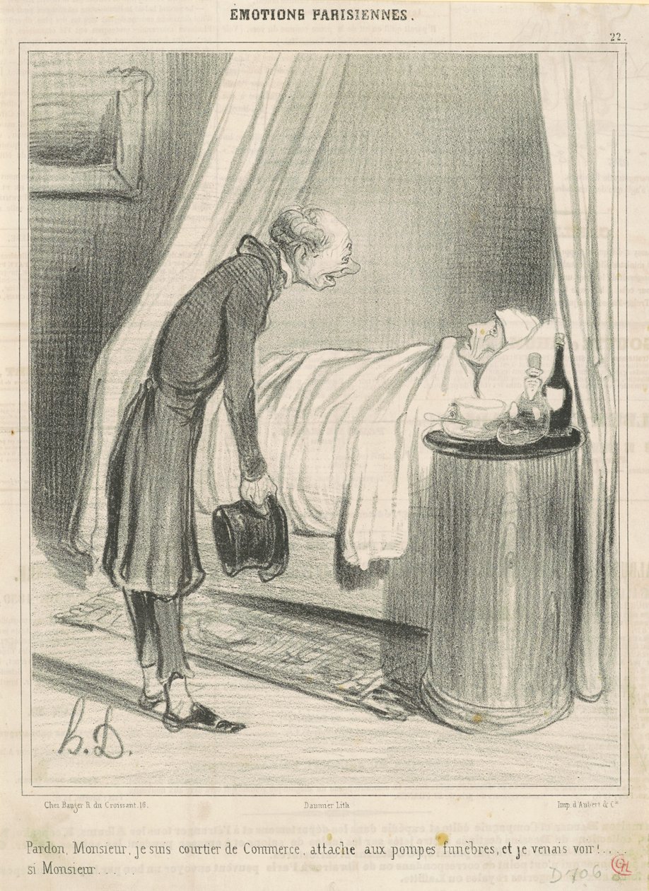 Anteeksi...olen kaupan välittäjä... tekijältä Honoré Daumier