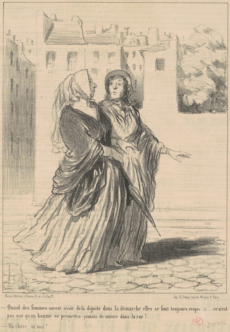 Kun naiset osaavat saada... tekijältä Honoré Daumier