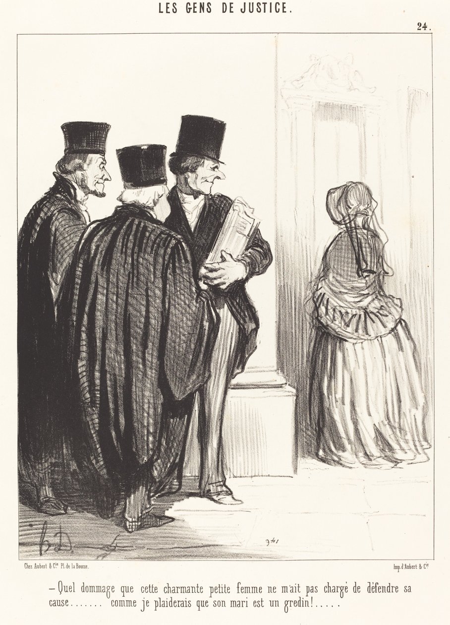 Harmi, että tämä ihana... nainen... tekijältä Honoré Daumier