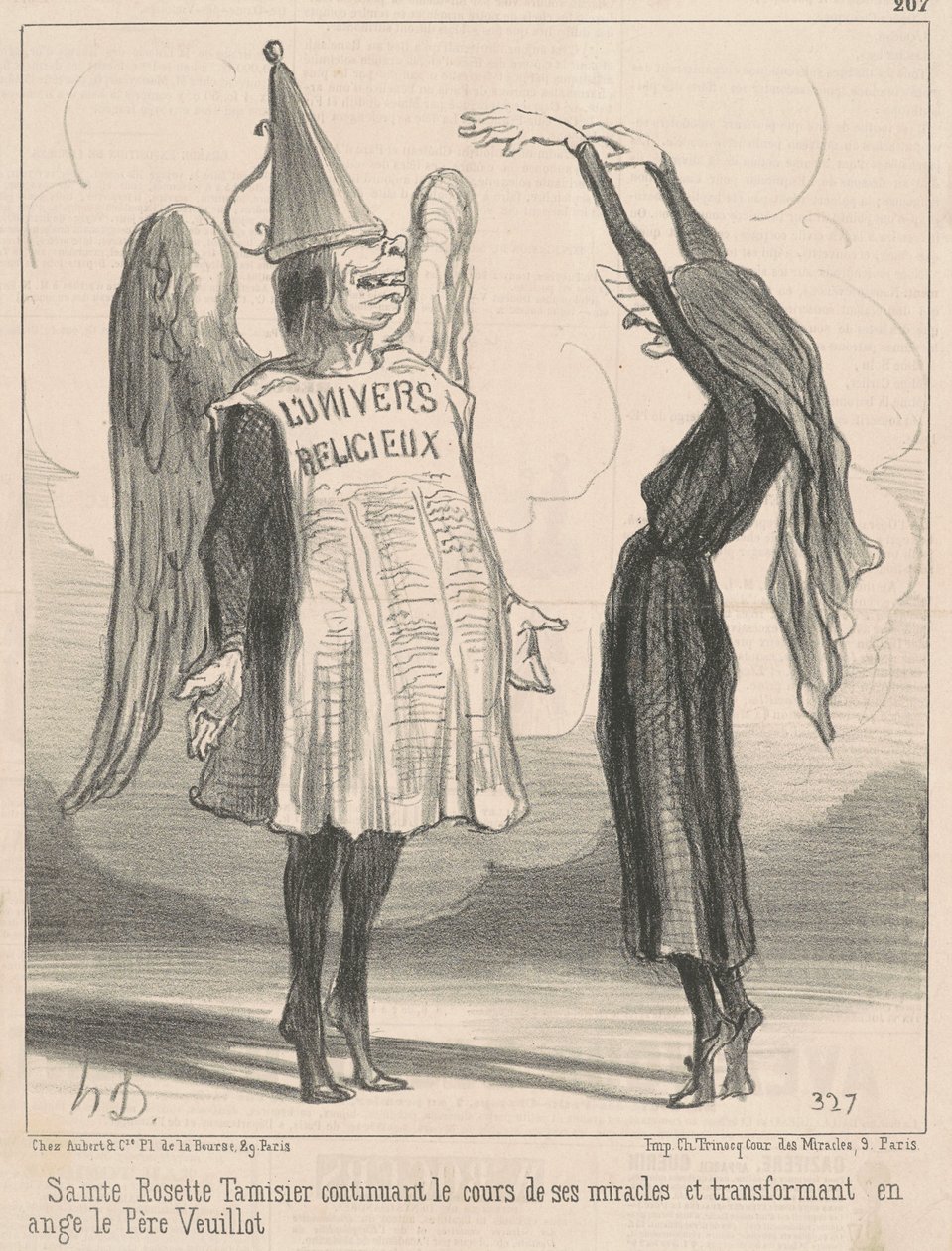 Saint Rosette Tamisier... tekijältä Honoré Daumier