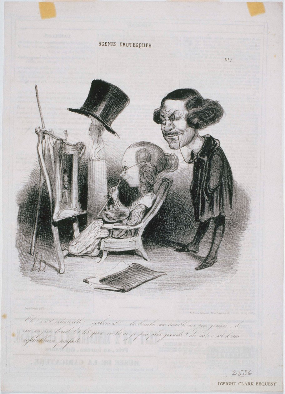 Groteskit kohtaukset- Oh, se on ihanaa tekijältä Honoré Daumier