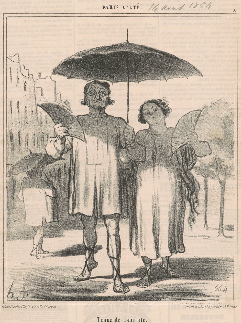 Lämpöaaltoasu tekijältä Honoré Daumier