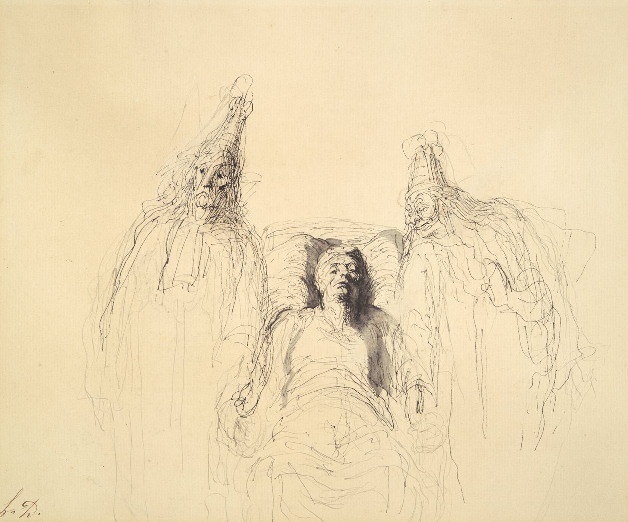 Imaginary Invalid tekijältä Honoré Daumier