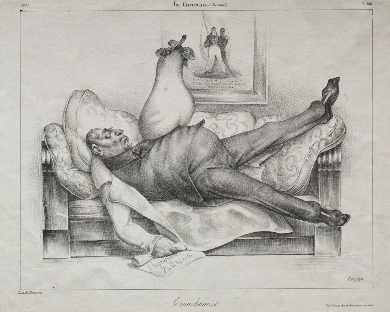 Painajainen tekijältä Honoré Daumier