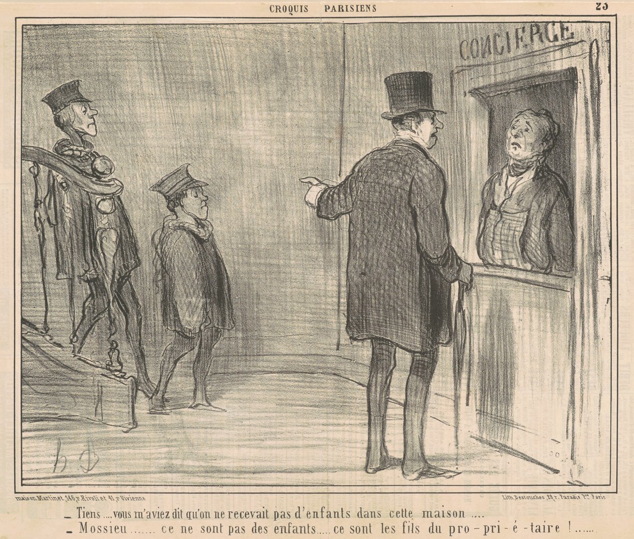 Tässä... kerroit minulle... tekijältä Honoré Daumier