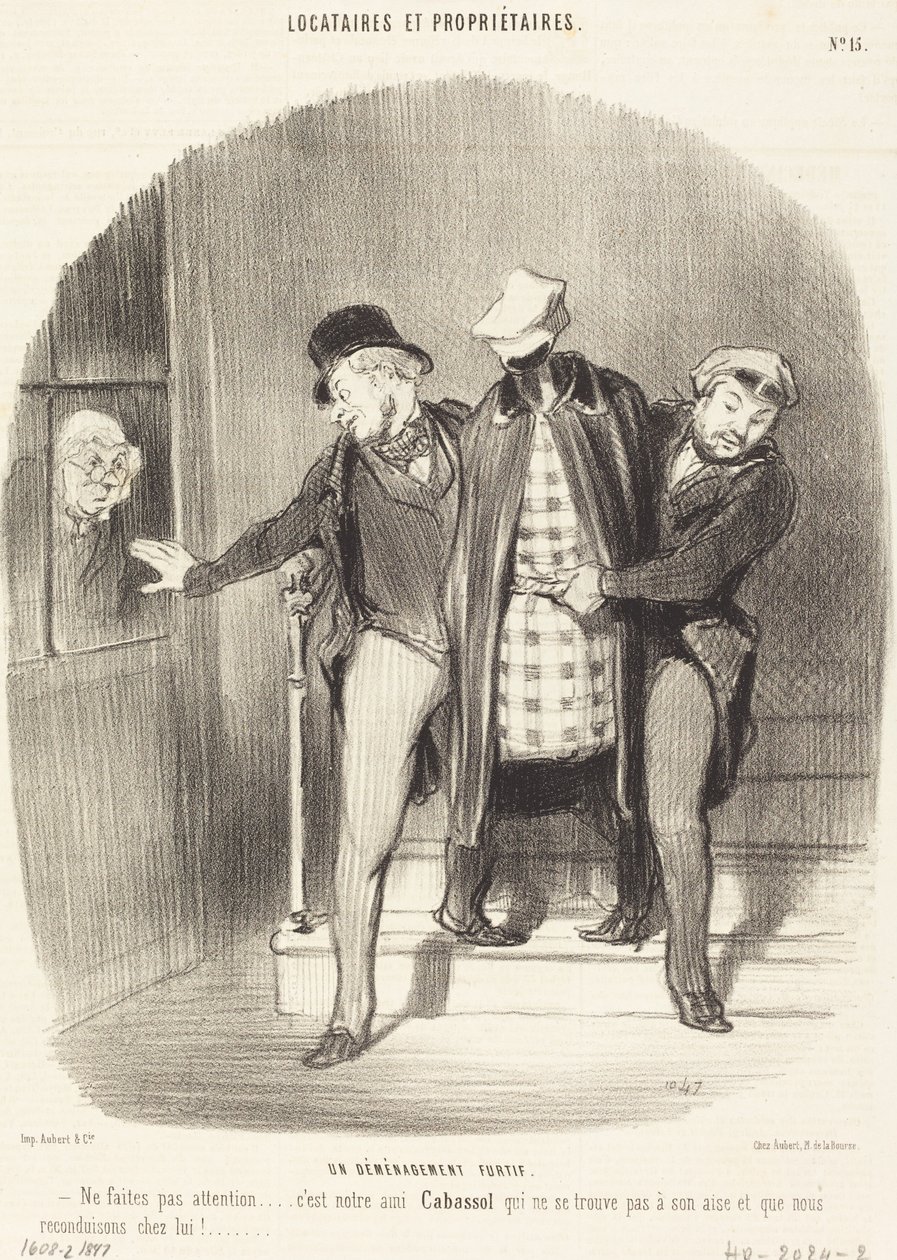 Hiljainen liike tekijältä Honoré Daumier